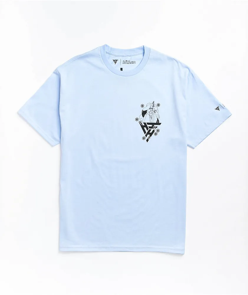 Hypland x InuYasha Sesshomaru Crescent Light Blue T-Shirt