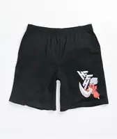 Hypland x InuYasha Slice Black Sweat Shorts