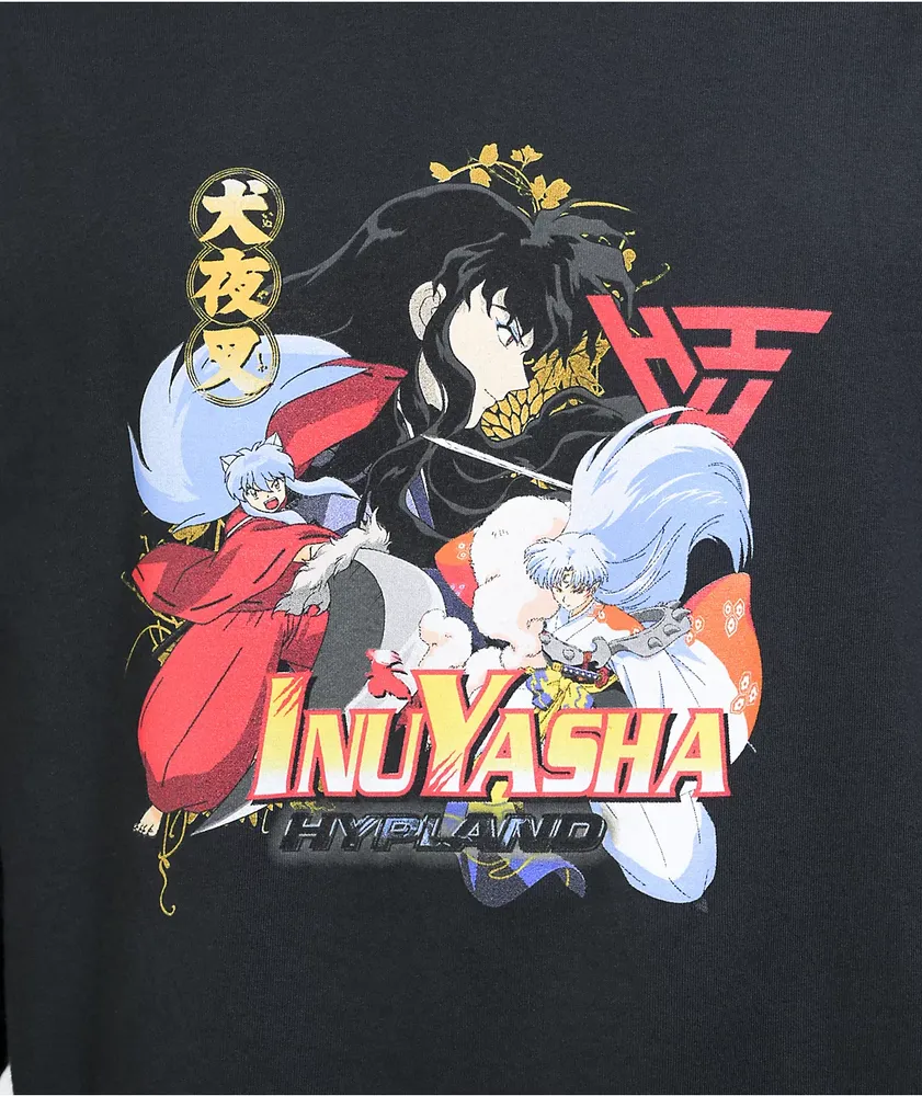 Hypland x Inuyasha Bonds Black Long Sleeve T-Shirt