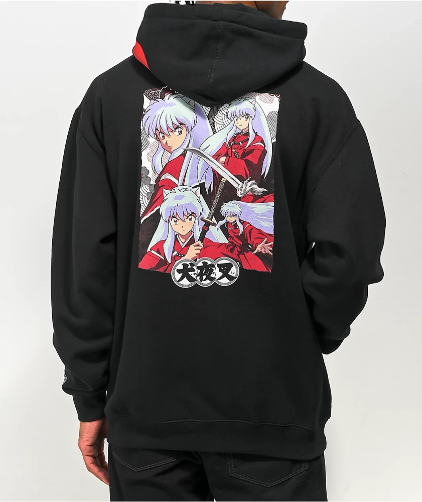 Hypland x Inuyasha Sesshomaru Crescent Black Hoodie