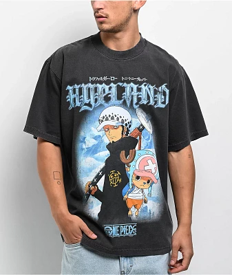 Hypland x One Piece Ice Jumbo Black Wash T-Shirt