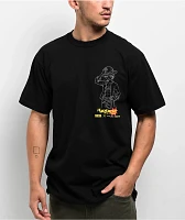 Hypland x One Piece Luffy King Black T-Shirt