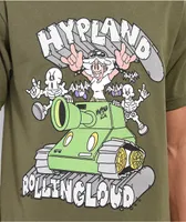 Hypland x Rolling Loud Tank Skeleton Green T-Shirt