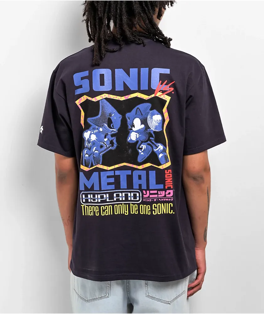 Sonic the Hedgehog Mens T-Shirt - Kanji Sonic Outline Art