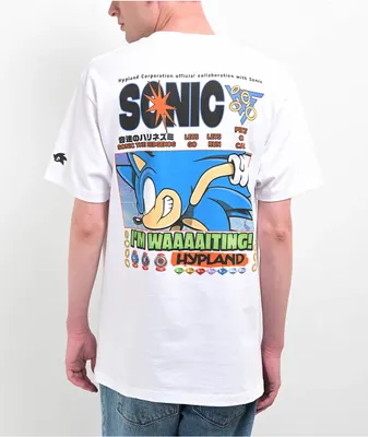 Hypland x Sonic Waiting White T-Shirt