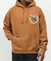 Hypland x Yu-Gi-Oh! Yugi Monsters Brown Hoodie