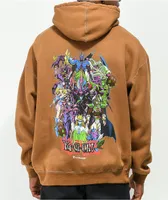 Hypland x Yu-Gi-Oh! Yugi Monsters Brown Hoodie