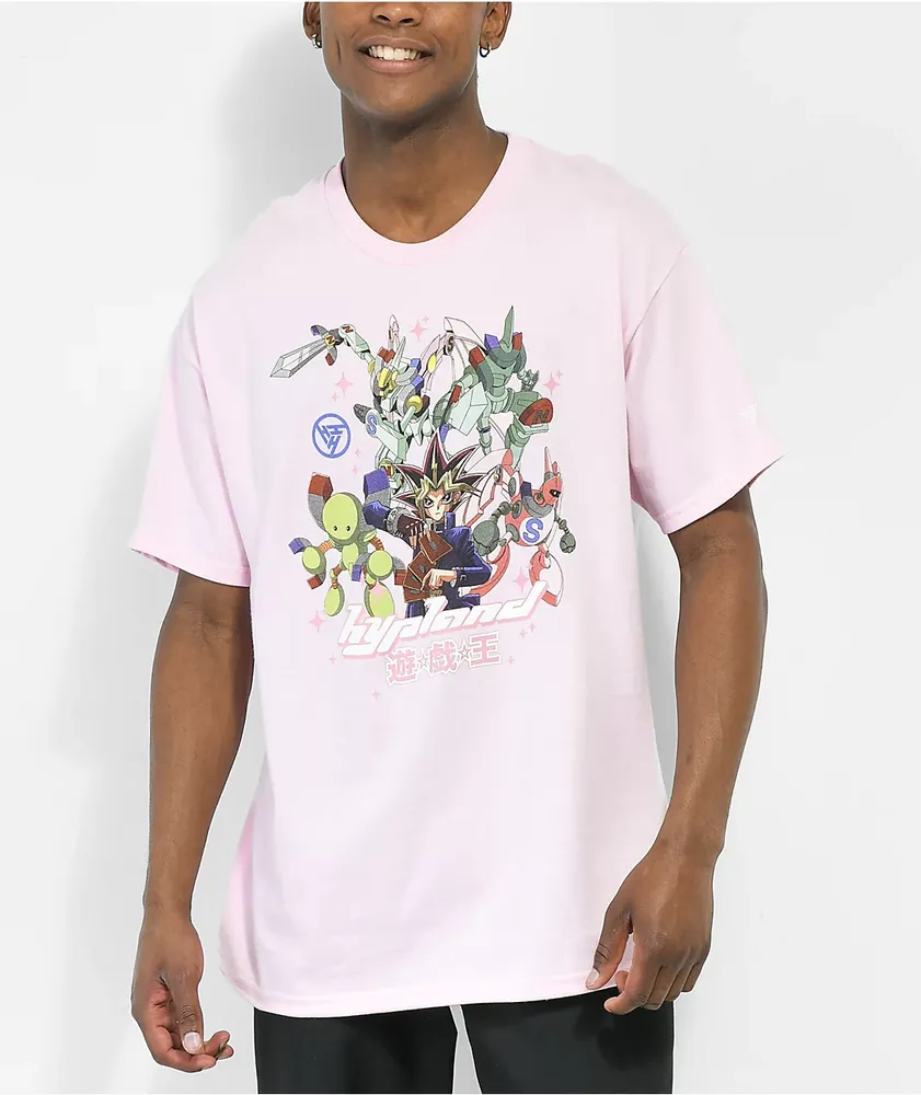 Hypland x Yu-Gi-Oh Robots Pink T-Shirt