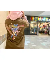 Hypland x Yu-Gi-Oh Sparkle Magician Brown T-Shirt