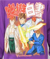 Hypland x Yu Yu Hakusho Kuwabara Purple Long Sleeve T-Shirt