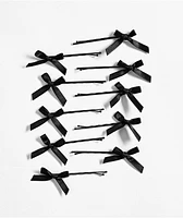 IGOU Bow 10 Pack Black Bobby Pins