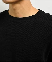 ITA Flux Black Thermal Long Sleeve Boxy T-Shirt