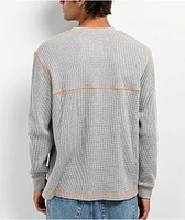 ITA Joule Heather Grey Thermal Long Sleeve T-Shirt