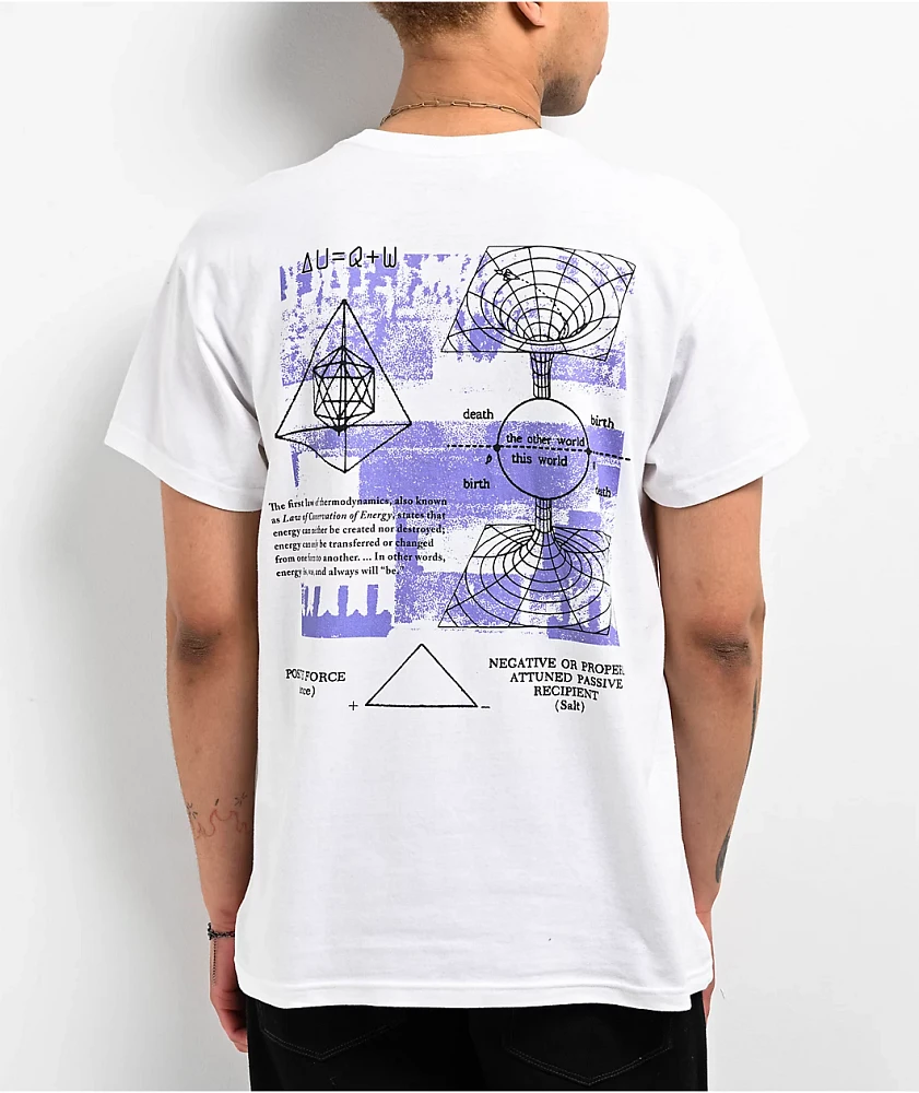 ITA Law Of Energy White T-Shirt