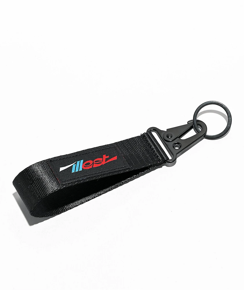 Illest Logo Web Black Keychain