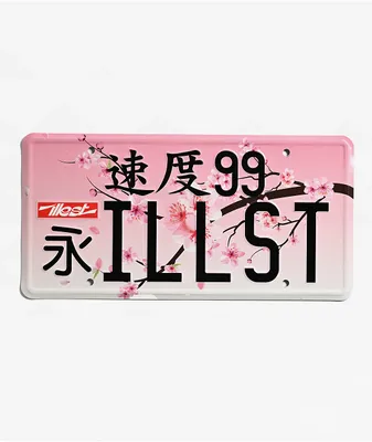 Illest Sakura License Plate