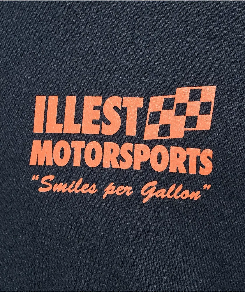 Illest Smiles Per Gallon Navy T-Shirt