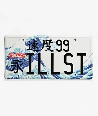Illest Wave License Plate