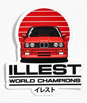 Illest World Champion Sticker