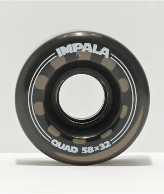 Impala 58mm 82a Black Roller Skate Wheels