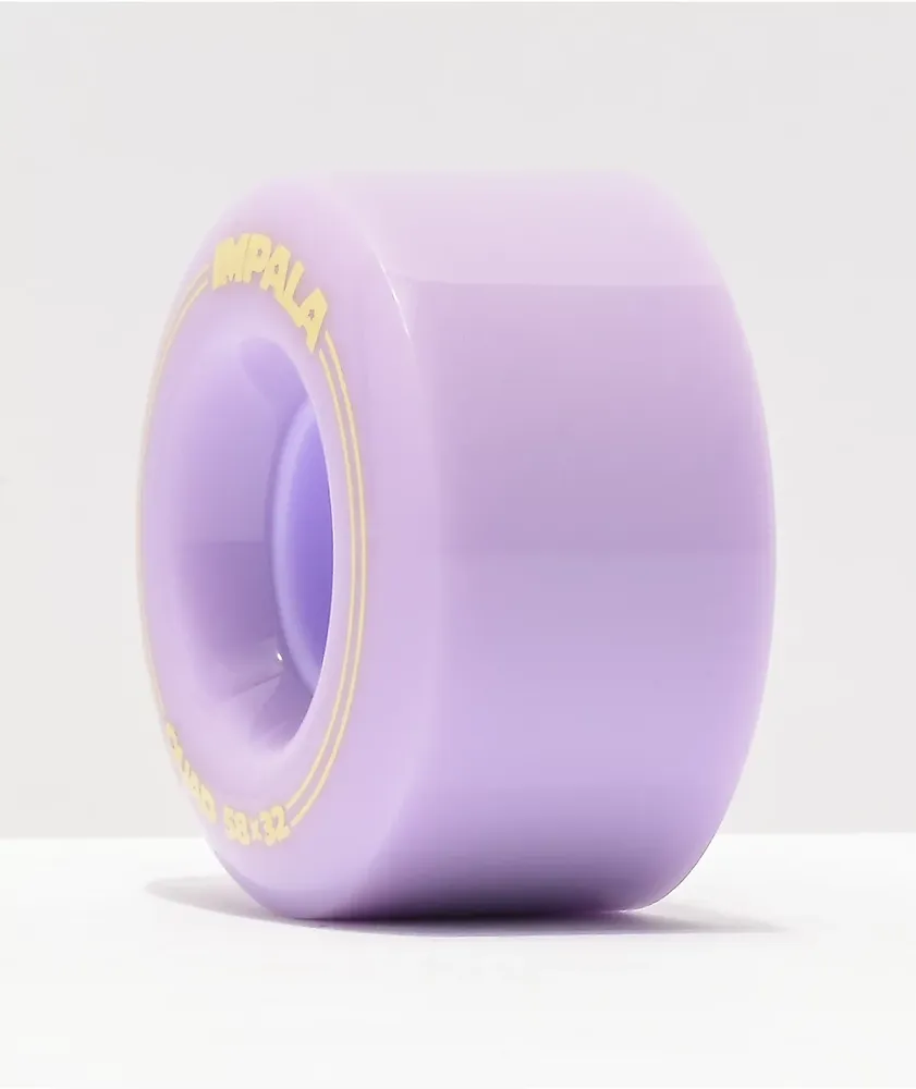 Impala 58mm 82a Pastel Lilac Roller Skate Wheels