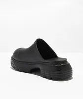 Impala Bubble Soft Black Slip On Mule Slippers