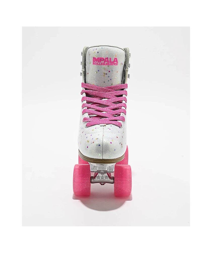 Impala Confetti White Roller Skates