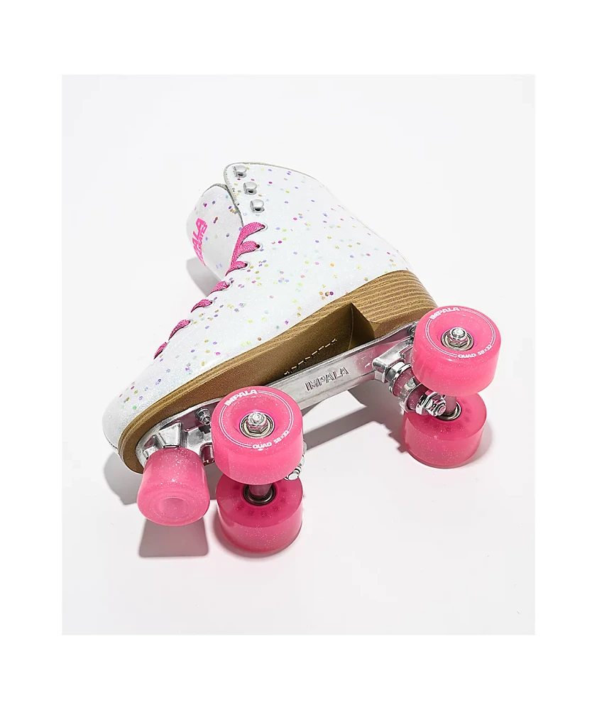 Impala Confetti White Roller Skates