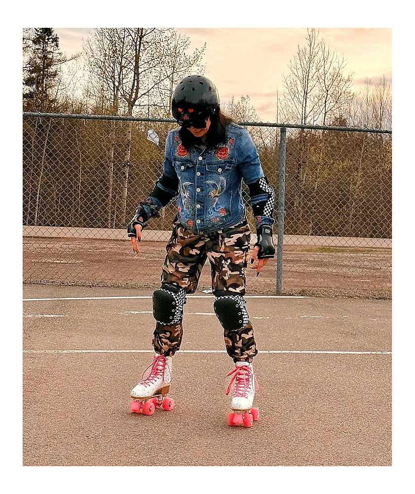 Impala Confetti White Roller Skates