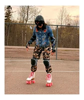 Impala Confetti White Roller Skates