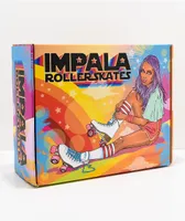 Impala Falling Hearts Pink Roller Skates