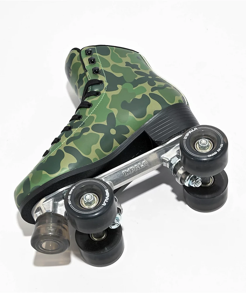 Impala Green Camo Roller Skates