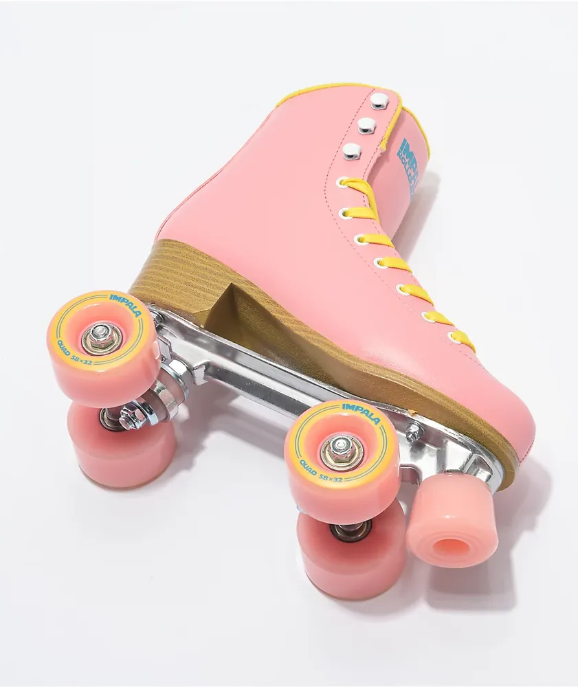 Impala Pink & Yellow Roller Skates