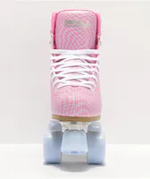 Impala Wavy Check Blue & Pink Roller Skates