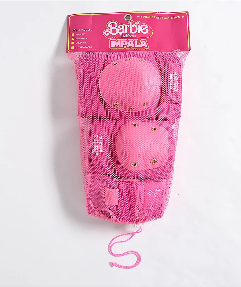 Impala x Barbie 3 Pack Pink Protective Pads