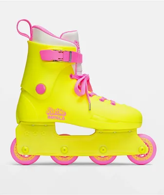 Impala x Barbie Lightspeed Yellow Inline Skates