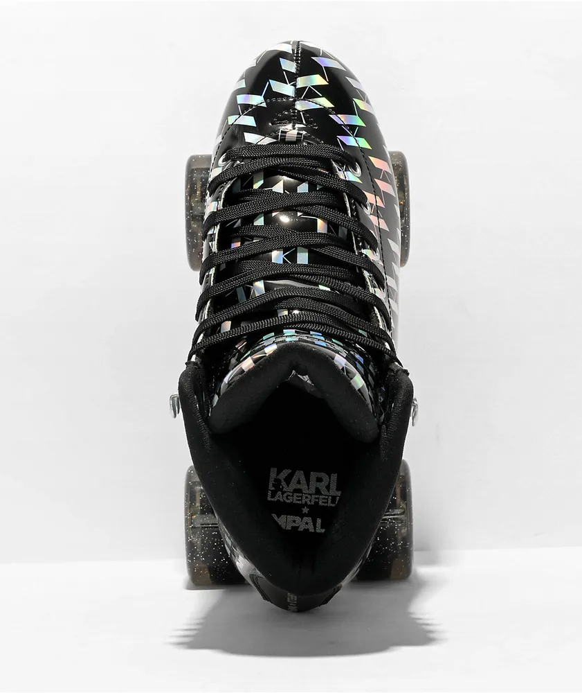 Impala x Karl Lagerfeld Black Reflective Roller Skates