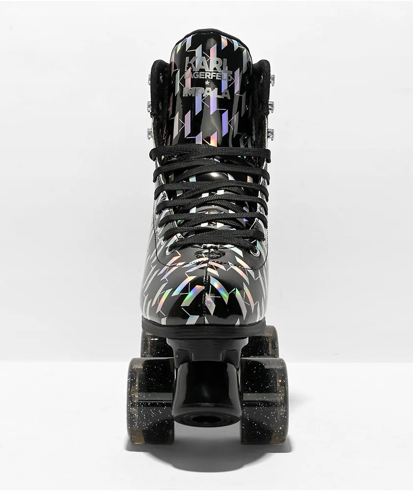 Impala x Karl Lagerfeld Black Reflective Roller Skates