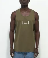 Imperial Motion Bracket Olive Tank Top