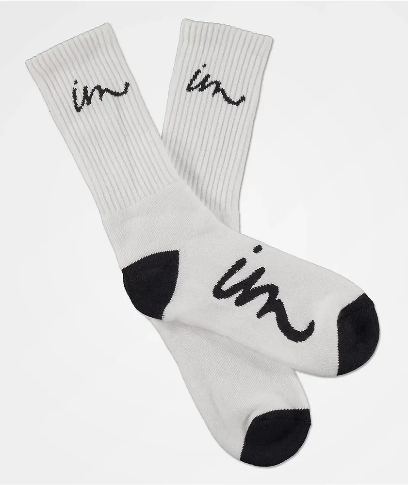 Imperial Motion Curser White Crew Socks