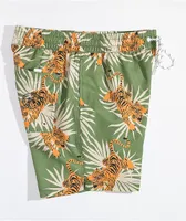 Imperial Motion Seeker Volley Tiger Olive Board Shorts