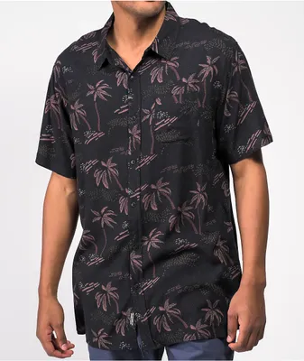 Imperial Motion Vacay Black Short Sleeve Button Up Shirt