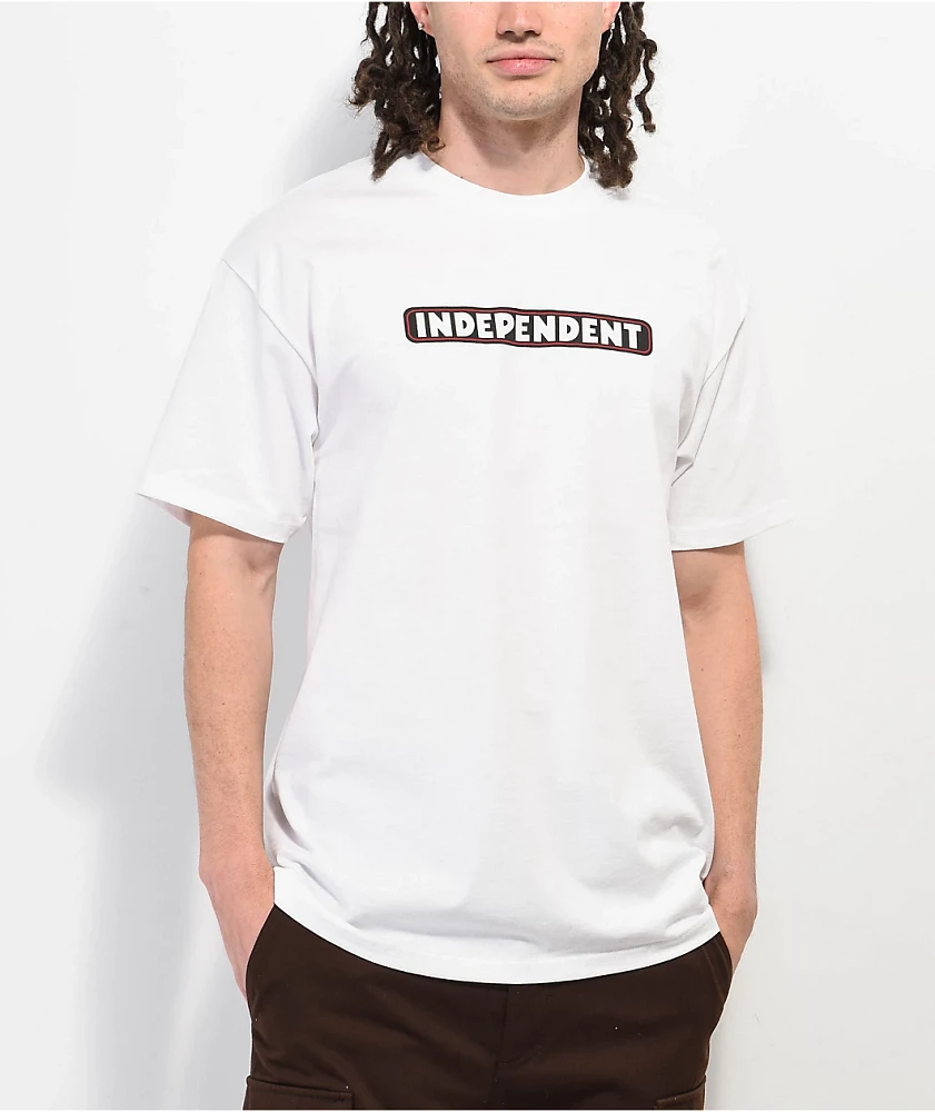 Independent Bar Logo White T-Shirt