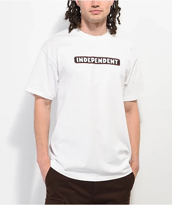 Independent Bar Logo White T-Shirt