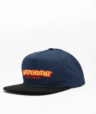 Independent Bounce Back Navy & Black Snapback Hat