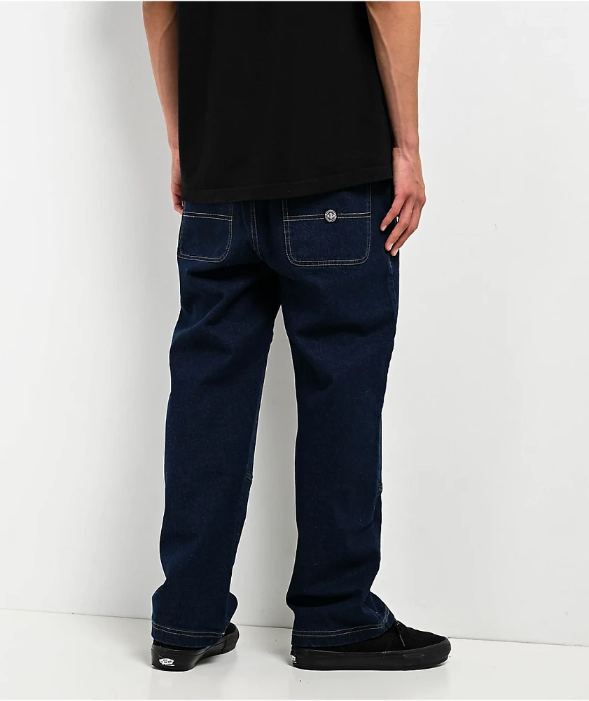 Independent Built To Grind Dark Blue Denim Work Jeans