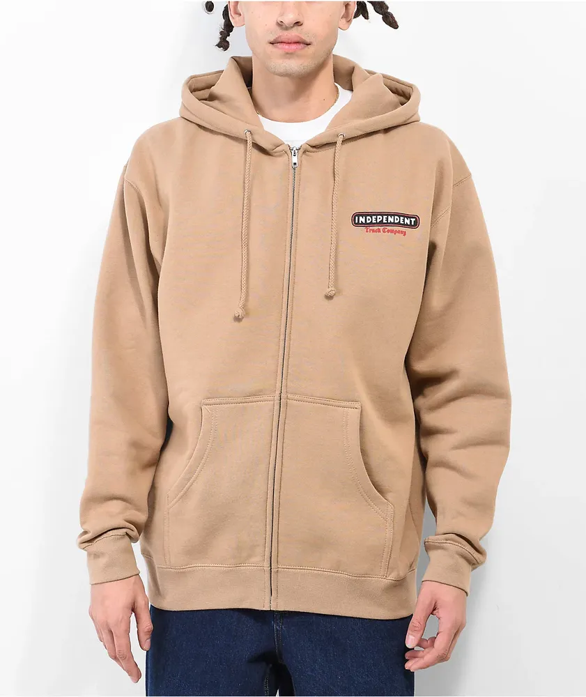 Independent Guaranteed For Life Truck Co. Sand Zip Hoodie