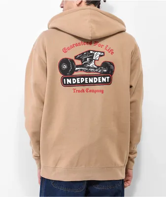 Independent Guaranteed For Life Truck Co. Sand Zip Hoodie
