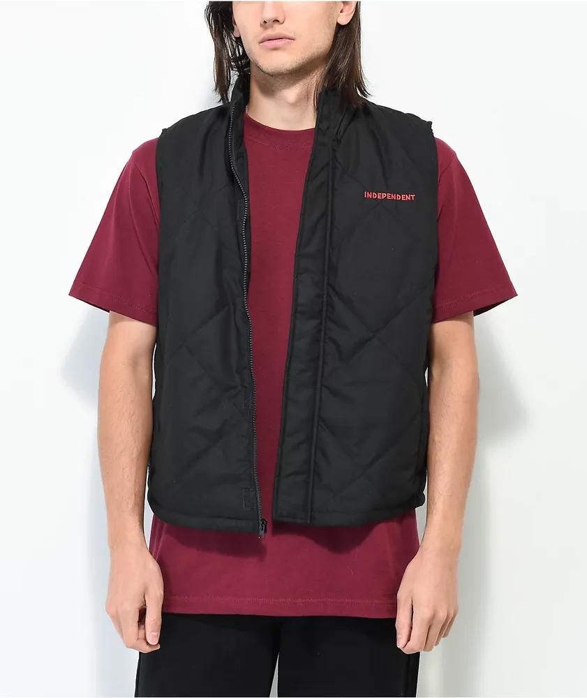 Independent Holloway Black Puffer Vest