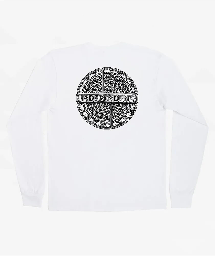 Shaka Wear White Heavyweight Long Sleeve Thermal T-Shirt